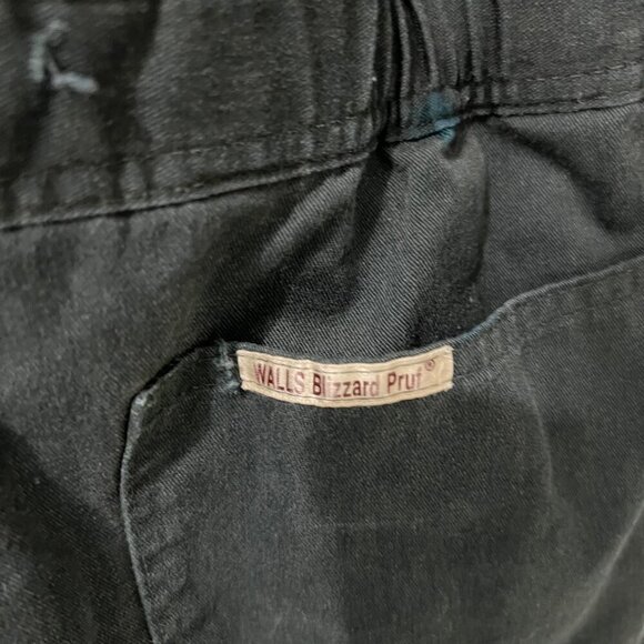 Walls Blizzard-Pruf Insulated Thrashed  Coveralls‎ Corduroy Collar USA Made M - Picture 9 of 9